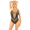 Leg Avenue - Body Réseille Diamond Noir Taille Unique